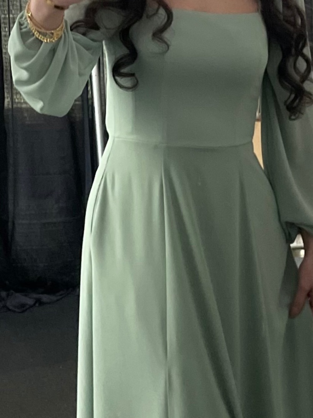 David’s bridal sage gown